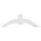 Ekena Millwork Archdale Architectural Grade PVC Gable Bracket, 60"W x 20"H x 6"D x 6"F, 8/12 Pitch GBP060X20X0606ARC00 - alternate 2
